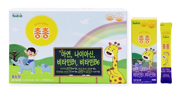 솔빛피앤에프 어린이 영양제 신제품 '총총' 출시