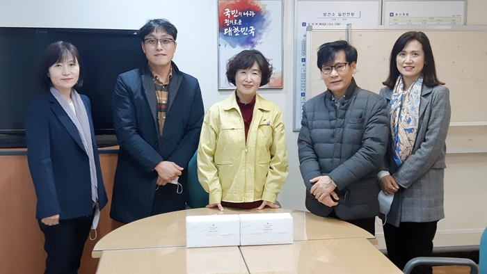광진구약, 코로나 대응 관내 선별진료소에 물품 기증