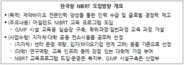 임상부터 규제과학까지…한국형 전문인력 양성제 도입