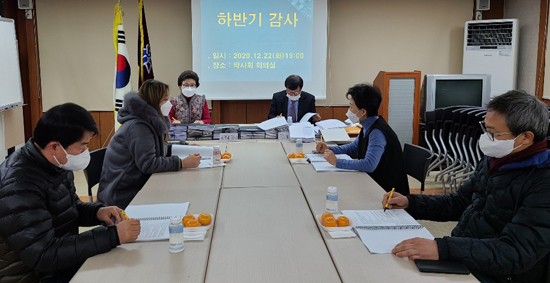 은평구약, 최소 인원 참석한 가운데 하반기 감사 수감