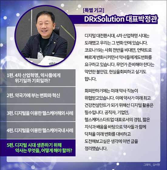 [기고] 디지털 시대 생존, 약사는 무엇을 해야 할까?