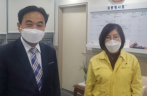 성남시약, 보건소 선별진료소에 격려품 전달