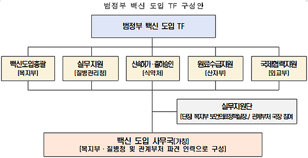 코로나 백신 안정수급 총력대응…범정부 TF 구성