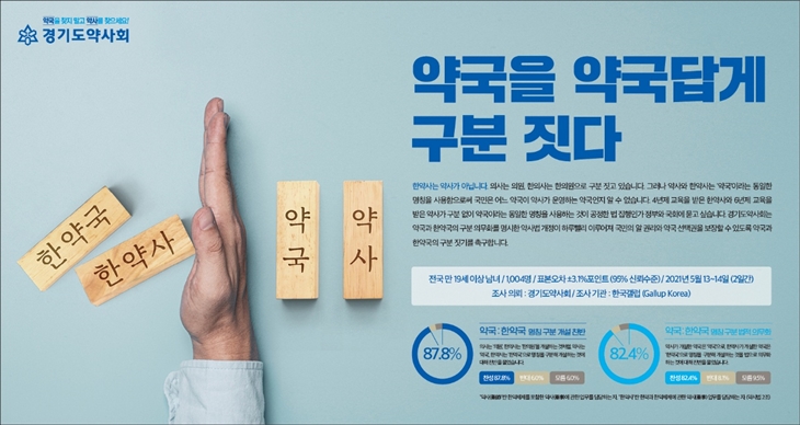 "약국-한약국 구분을"...경기도약, 한약사 이슈 광고전