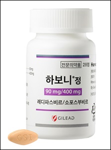 C형간염치료제, 역성장 속 '하보니' 쾌속 성장 주목
