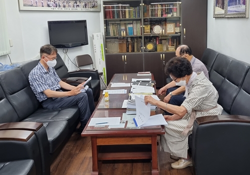 용산구약, 상반기 감사서 코로나 속 회무 격려