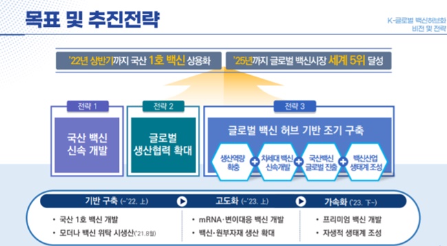 정부, '국산 mRNA' 방점…단기목표는 토종백신 허가