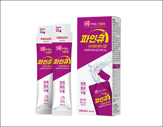 대원제약 파우치형 파인큐...가정상비약으로 인기 UP