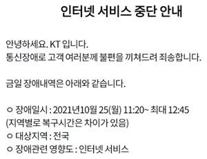 KT 통신장애 3년만에 되풀이...피해약국 보상 가능할까?
