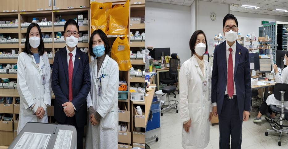 [경기] 박영달, 병원약사 공략...고양지역 병원 방문