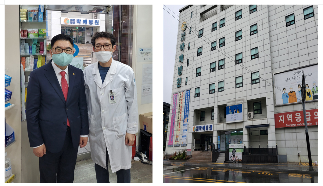 [경기] 박영달, 평택 코로나 전담병원 주변 약국 방문 