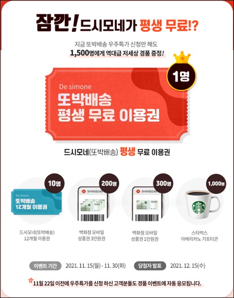 바이오일레븐, 배송고객 1500명에 추가 행운 이벤트