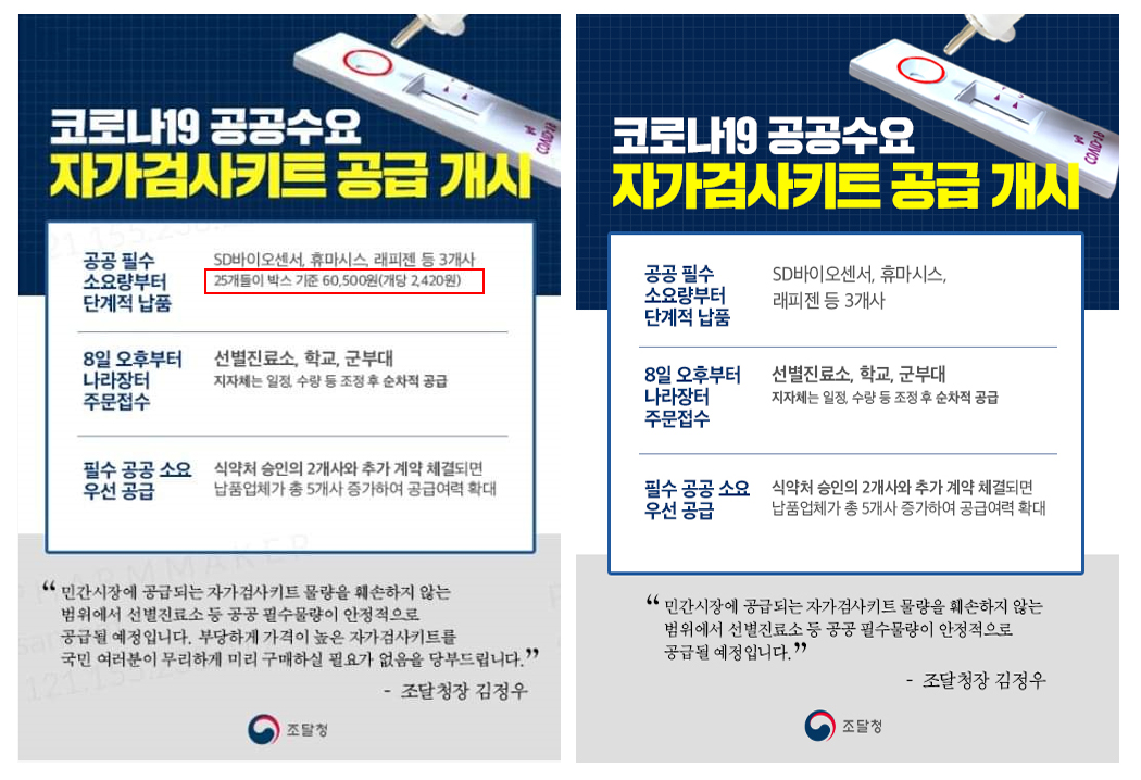 정부-약사회-유통 3사, 검사키트 공급가 인하 논의 시동