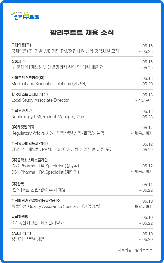 마케팅부터 영업까지…국내외 제약사 채용 '활발'