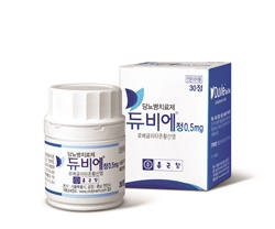 종근당 "듀비에, 용량 줄여도 약효 유지...부작용↓"