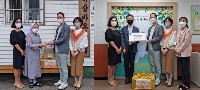 "추석맞이 약손 사랑"...송파구약, 사회복지시설 6곳 후원