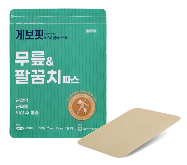 삼진제약, '게보핏 파워플라스타' 출시...파스시장 도전 
