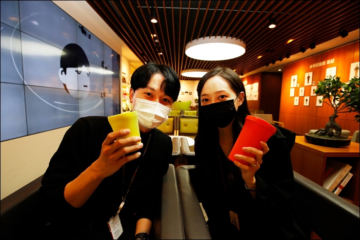 광동제약, 친환경 문화 조성 '다회용 컵 사용 캠페인' 전개