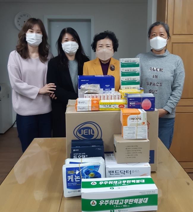 동작구약, 청소녀보호시설에 의약품·생필품 지원