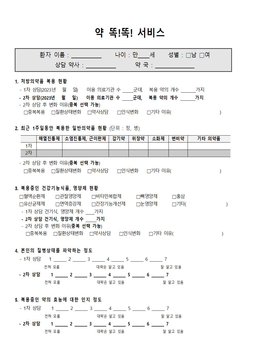 서울시약, 포괄적약료 '약똑똑 서비스' 베타테스트 실시