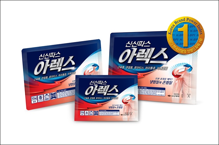 신신파스 아렉스, K-BPI 브랜드파워 5년 연속 1위