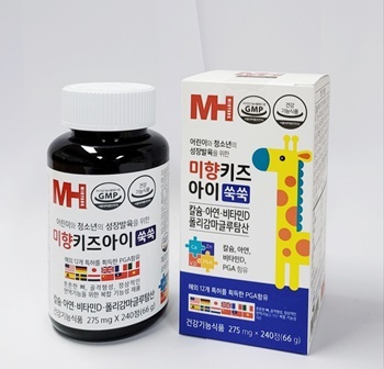 약국 어린이건기식 '미향키즈아이 쑥쑥' 상표변경 론칭