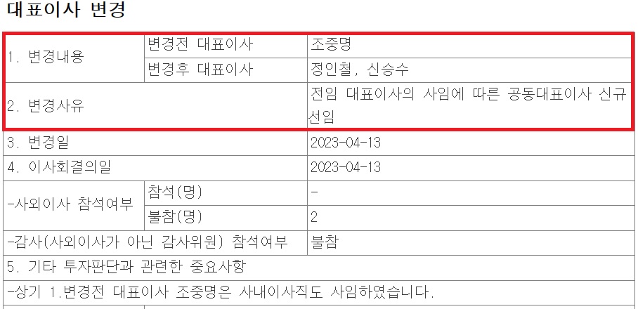 크리스탈지노믹스, 정인철·신승수 공동대표 체제 가동