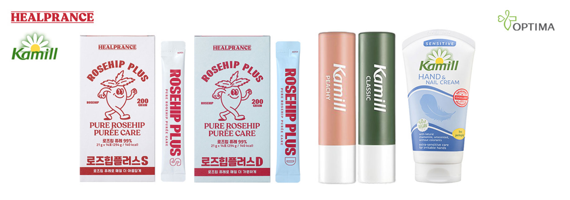 옵티마, 올리브영 인기 브랜드 '카밀·헬피런스' 소싱
