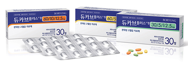 고혈압 3제 듀카브플러스정 3품목 27% 2년 더 가산