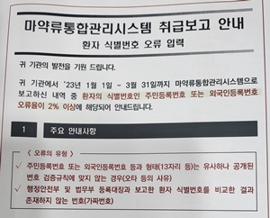 "마약류 처분 대상입니다" 약국에 날아온 예고장  