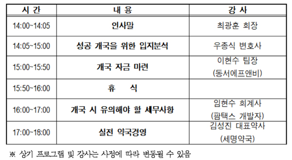 약사회, 내달 8일 팜택스와 개국준비 약사 세미나