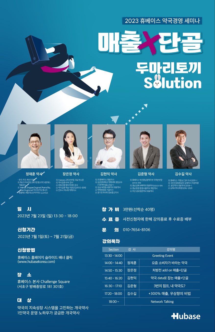 매출x단골 모두  잡고 싶다면 23일 휴베이스 세미나 주목