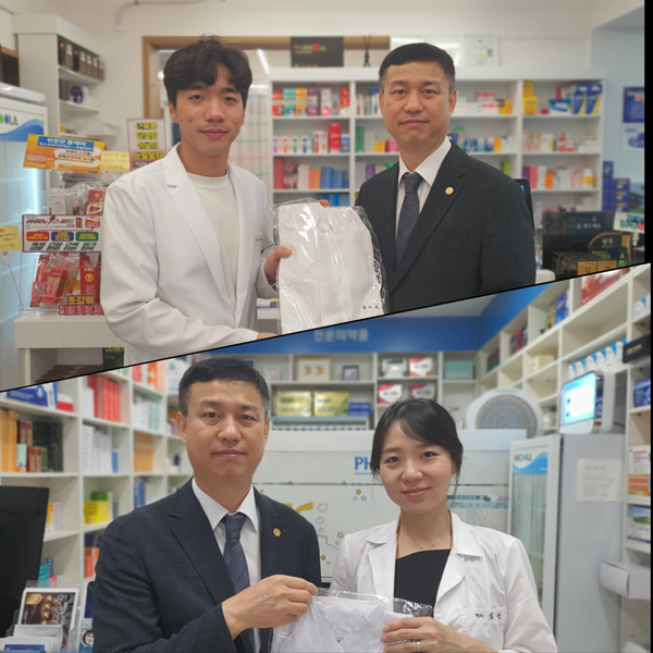 광명시약, 신규 개설 약국 2곳 격려 방문 
