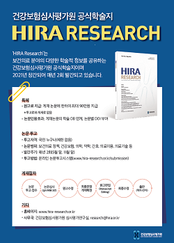 심평원, 보건의료분야 논문 모집…HIRA Research 게재 