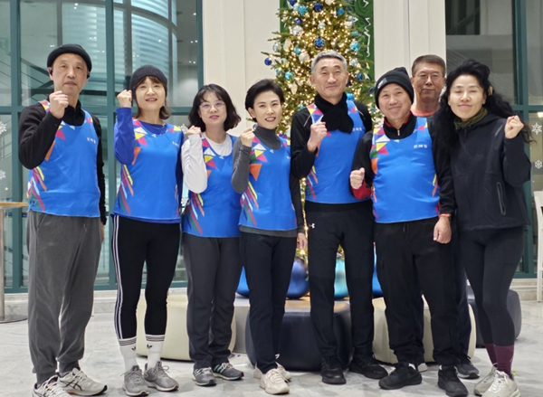 은평구약 마라톤동호회 충남 대천서 가을 전지훈련
