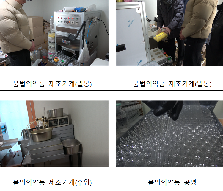 가정집에서 스테로이드 7억원어치 제조·판매한 총책 구속