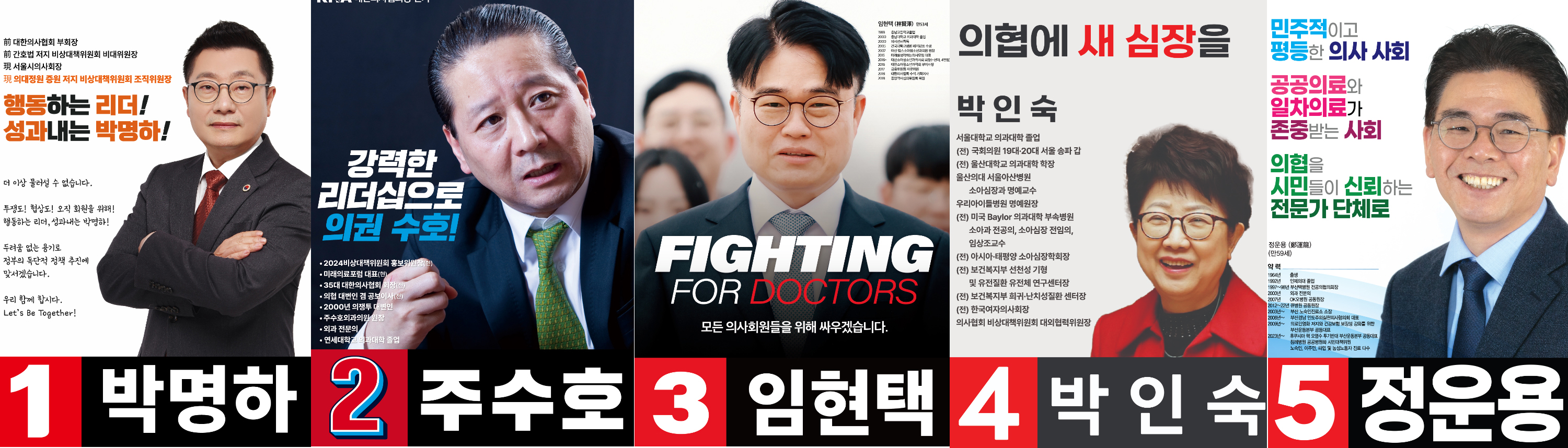 의정대치 속 차기 의협회장은 누가?...20일부터 투표