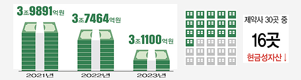 '이자 부담 컸나'...상장제약 현금성자산 2년 연속 감소