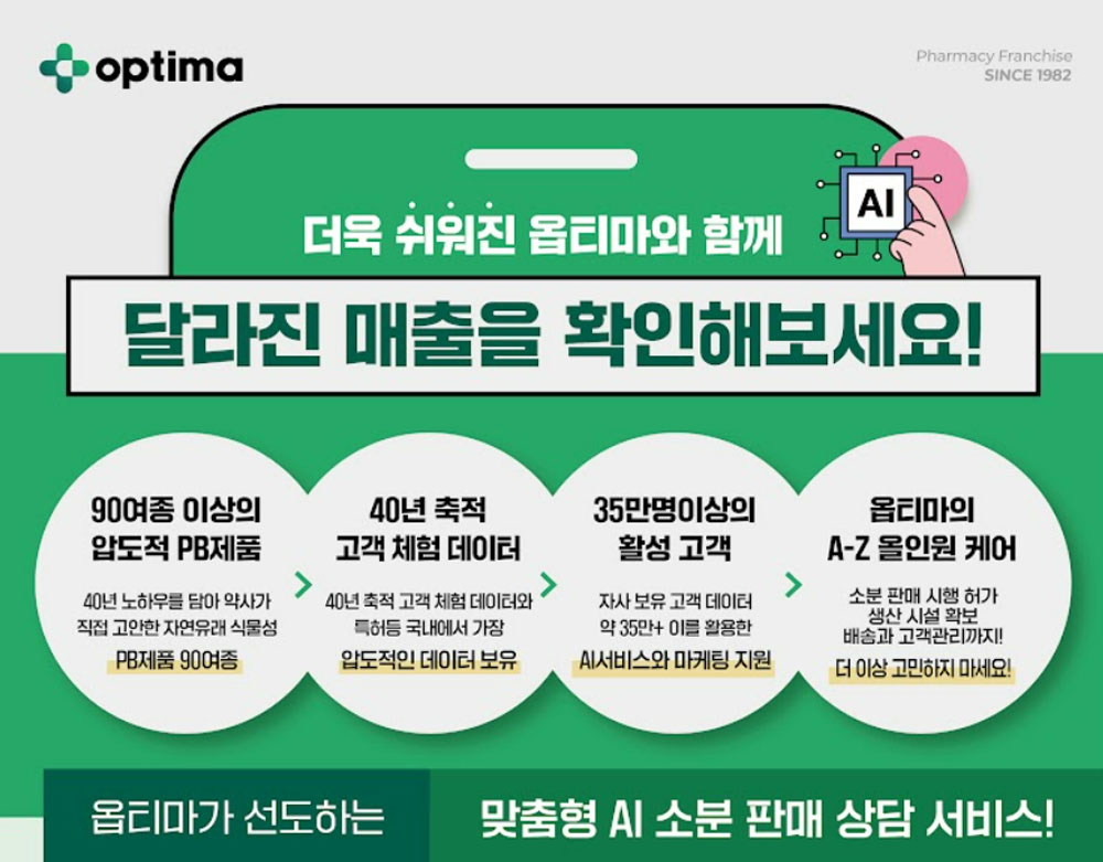 옵티마, GMP 시설 확보 맞춤형 건기식 도전장