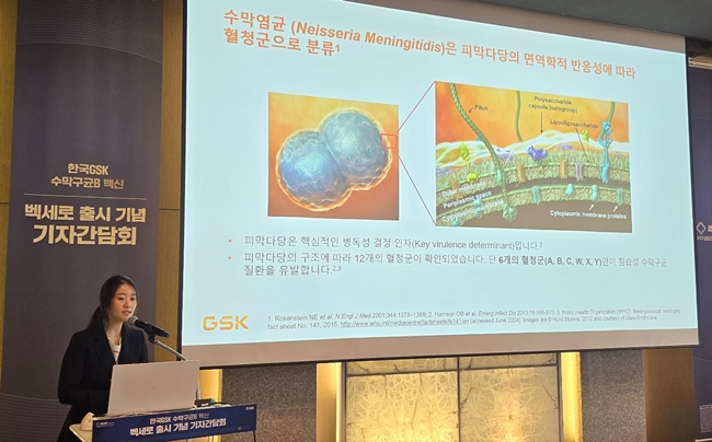 GSK 벡세로, 수막구균 '혈청군B' 시장 신흥강자 도전