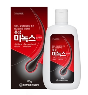 동성제약, 탈모 기능성 샴푸 '동성 미녹스' 출시