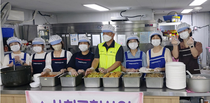 경기도약, 노숙인·어르신에 무료배식 봉사 활동