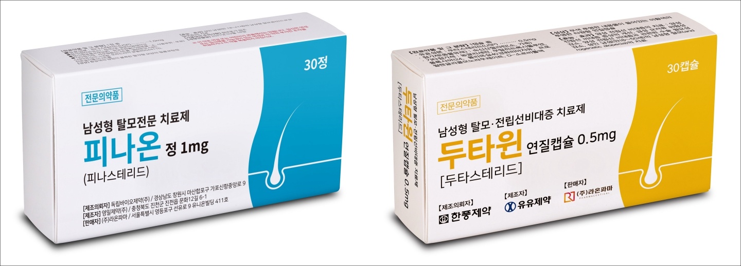 라온파마 탈모약 피나온정 상반기 1200만티 달성
