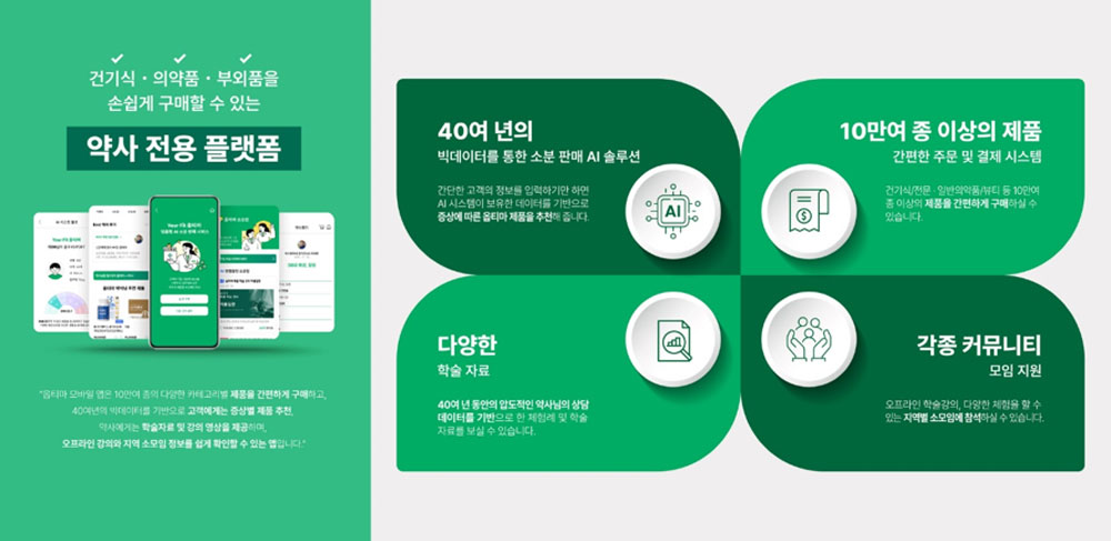 옵티마, 약사전용 통합 앱 공개…"약국운영 혁신 기대"