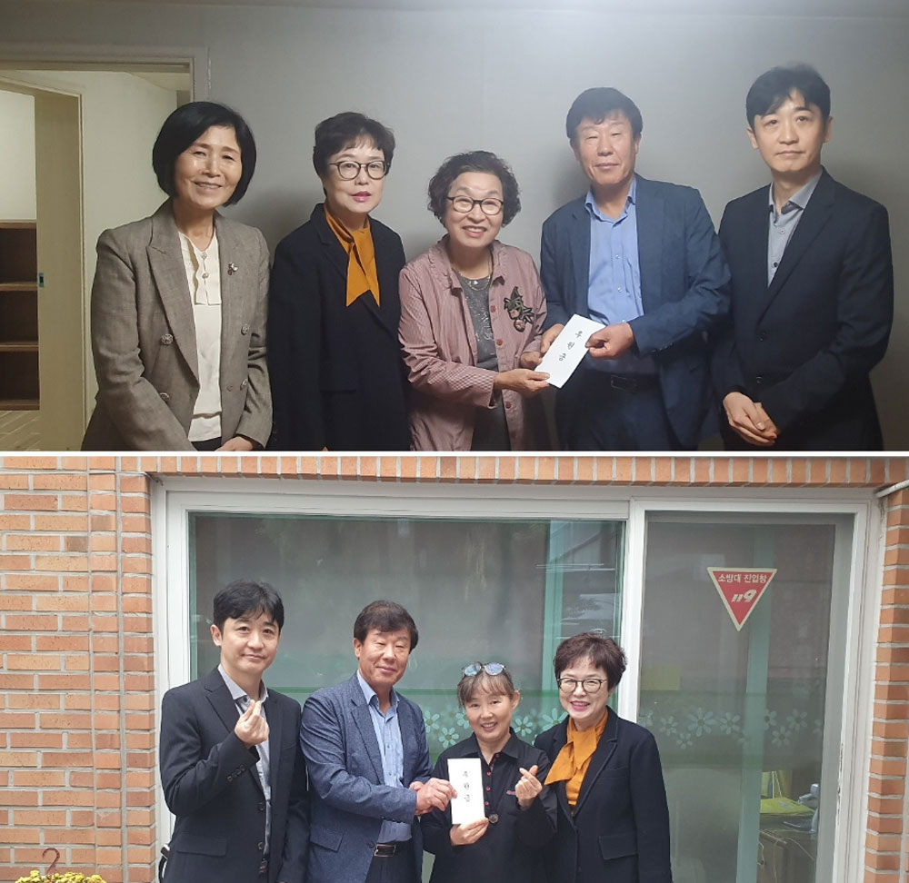 양천구약, 관내 복지시설에 의약품·성금 전달