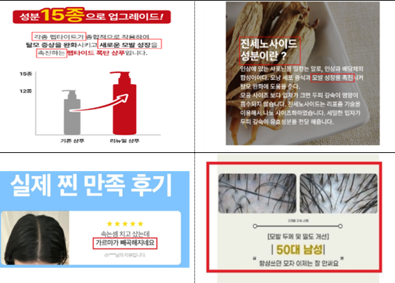 "모발성장촉진, 탈모예방"... 허위·과대광고 적발