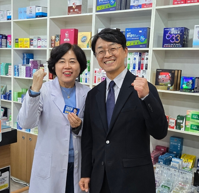[광주] 김동균 "기호 2번을" 약국 돌며 품절약 해결 강조