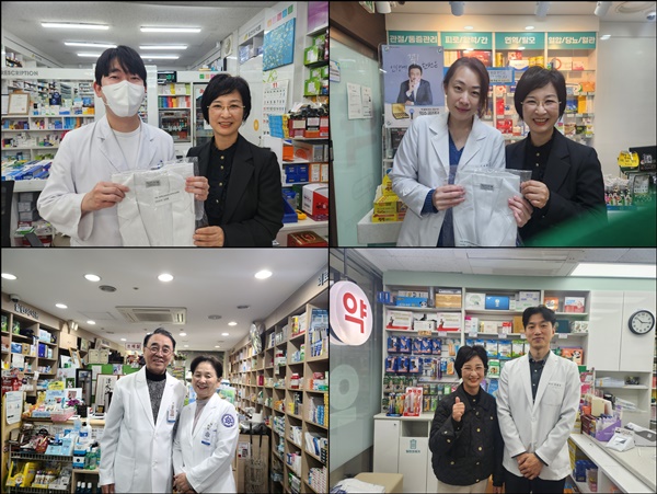 서초구약, 전 회원 약국 방문해 약사 가운·명찰 배포