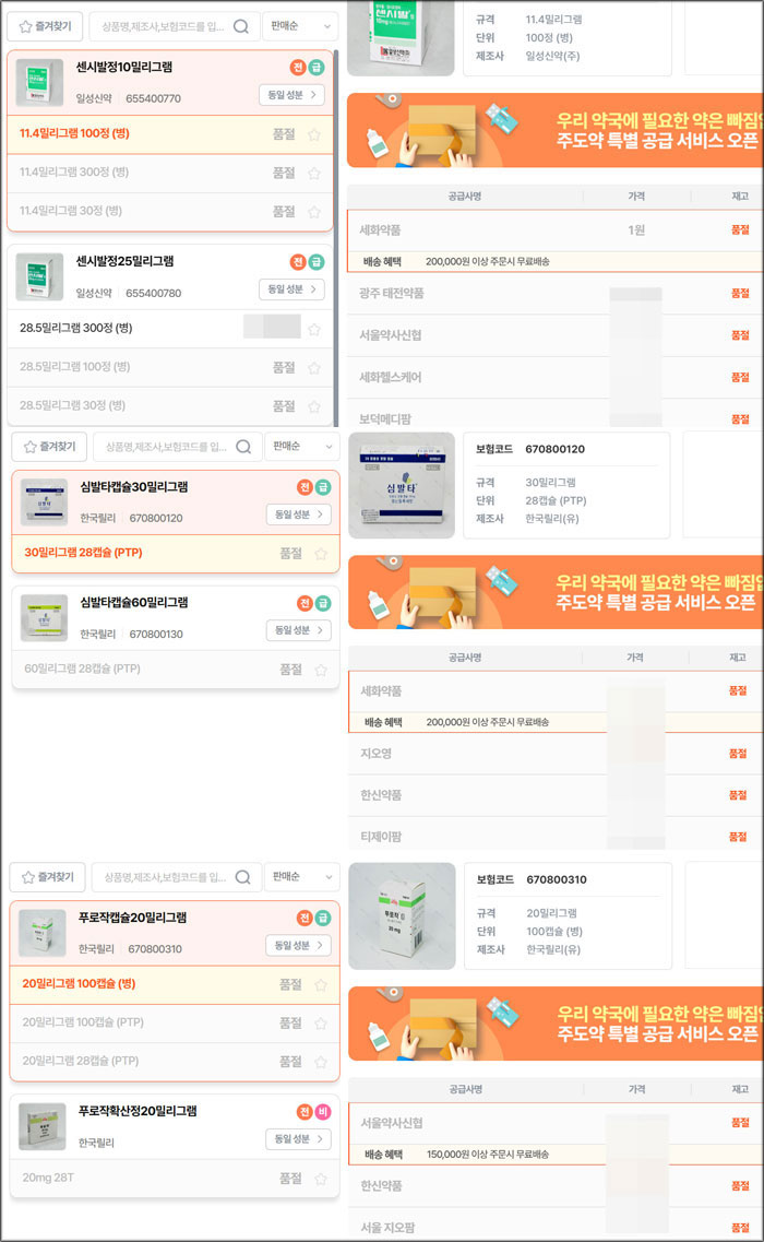 센시발 등 항우울증약 수급불안 오나…약국 좌불안석