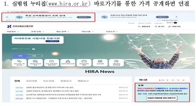 심평원 "비급여 독감 검사 가격 손쉽게 확인 가능"